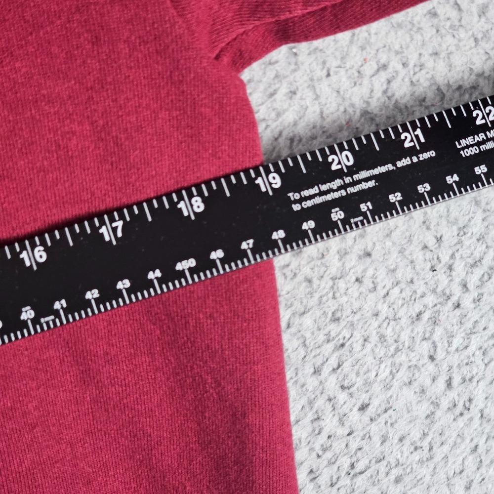 Nike Sweatshirt Boys Large Red Fleece‎ Lined Swoosh Logo Vintage Made in USA - Picture 4 of 8